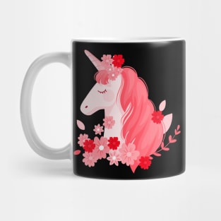 Flower Unicorn Mug